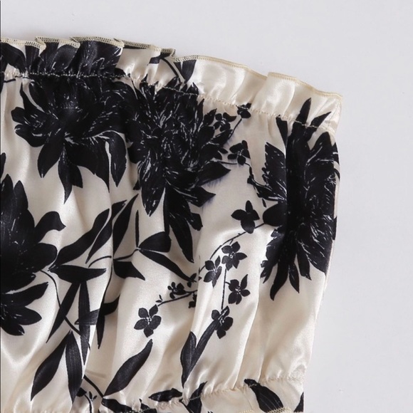 New Floral Bandeau & Short Pj Set - Picture 3 of 3